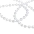 Floristik24 Perlenband Weiß Ø4mm 20m