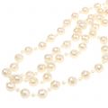 Floristik24 Perlenkette Creme 7m