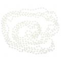 Floristik24 Perlenkette Weiß 7m