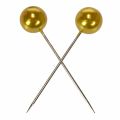 Perlkopfnadeln Kunststoff Gold Ø20mm Länge 90mm für Floristik | Floristik24.at
