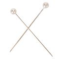 Stecknadeln mit Kunststoff-Perlenkopf Weiß Ø4mm 40mm 150 Stück | Floristik24.at