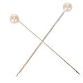 Perlkopfnadeln Kunststoff Metall Ø4mm 40mm Champagner 150 Stück | Floristik24.at