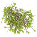 Floristik24 Perlkopfnadeln Grün Ø 4 mm Länge 40 mm 150 Stück für Floristik