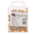 Perlkopfnadeln Orange Metall Ø4mm Länge 40mm 100 Stück | Floristik24.at