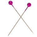 Perlkopfnadeln Floristik Metall-Kunststoff Pink Ø4mm 40mm 150 Stück | Floristik24.at