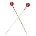 Perlkopfnadeln Metall Rot Ø4mm 40mm 150 Stück für Floristik | Floristik24.at