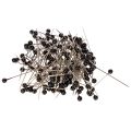 Floristik24 Perlkopfnadeln Schwarz Metall Ø4mm 40mm 150 Stück Floristik