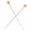 Perlkopfnadeln Metall Kunststoff Ø6mm 65mm Orange | Floristik24.at