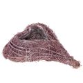 Floristik24 Pflanzherz aus Rebenmaterial mit Kunststofffolie 24 cm in Lila
