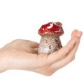 ProductName  Pilzhaus Miniatur-Dekoration 6 cm Keramik rot-weiß 2 Stück | Floristik24.at