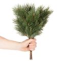 Künstliche Kiefernzweige, dekorativer Bund, 39 cm, grün, 6 Stück für Innenbereich | Floristik24.at