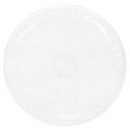 Floristik24 Transparente Dekoschale rund mit Fuß aus Kunststoff Ø 32 cm