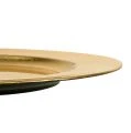 Plastikteller Ø33cm Gold mit Blattgold-Effekt | Floristik24.at