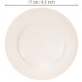 Teller aus Kunststoff rund 17cm Apricot 6 Stück Dekoration und Gestecke | Floristik24.at