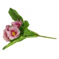 Floristik24 Primeln Künstliche Blumen Schlüsselblumen Rosa H25cm