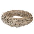Dekokranz Rattan weiß