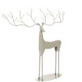 Floristik24 Deko-Hirsch-Skulptur Metall mintgrün 45x48cm Innenbereich