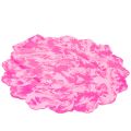 Floristik24 Blumenmanschette aus Kunststoff Pink 48 cm Rund