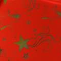 Floristik24 Rondella Manschette Weihnachtsmotiv Rot Gold 60cm 50St
