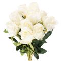 Künstliche Rose Weiß Langer