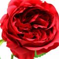 Floristik24 Rose Kunstblume Rot 72cm