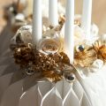 Konservierte Rosenköpfe Weiß 4 cm Durchmesser 6 Stück für Tischdekoration | Floristik24.at