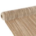 Floristik24 Tischläufer Crushed Velvet 25 cm x 2 m Beige Polyester