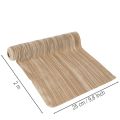 Tischläufer Crushed Velvet 25 cm x 2 m Beige Polyester | Floristik24.at