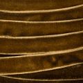 Dekoband aus Samt in Braun, 10 mm x 20 m, für Innenbereich | Floristik24.at