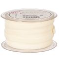 Samtband Creme 10mm x 20m aus