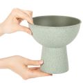 Pflanzschale aus Metall mit