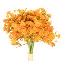 Floristik24 Künstliches Schleierkraut Orange 30cm 10er-Set für Wohn- und Tischdekoration