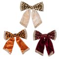 Floristik24 Schleifen-Set mit Leopardenmuster, 20 cm, 3 Stück
