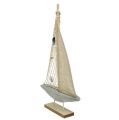 Floristik24 Segelboot aus Holz zum Dekorieren 25cm x 43cm