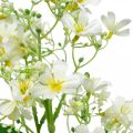 Floristik24 Künstlicher Seidelblast, Blumendeko, Seidenblume, Deko-Blume Weiß L72cm