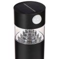 Solarleuchte Gartenlampe LED mit Bewegungsmelder 34 cm Schwarz | Floristik24.at