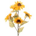 Floristik24 Künstliche Sonnenblume 72cm Gelb 2er-Set für Wohn- und Tischdekoration
