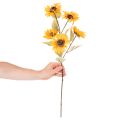Künstliche Sonnenblume 72cm Gelb 2er-Set für Wohn- und Tischdekoration | Floristik24.at