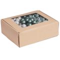 Spiegelbeeren Weihnachten Grün Perlmuttgrau Ø20mm 140 St | Floristik24.at