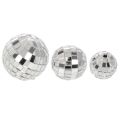 Deko-Spiegelkugeln Silber Glas