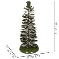 Kerzenständer Tannenbaum Grün Metall 28 cm Innenbereich | Floristik24.at