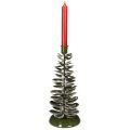 Kerzenständer Tannenbaum Grün