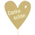 Dekostecker aus Holz Herz