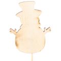 Holzstecker Schneemann 31cm,