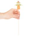 Holzstecker Vogelscheuche aus Holz 30 cm bunt gemischt 12 Stück | Floristik24.at