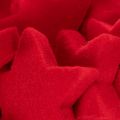 Deko-Sterne beflockt Rot 4–5cm Kunststoff 40 Stück | Floristik24.at