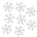 Floristik24 Streudeko Schneeflocken weiß 3,5cm 120St