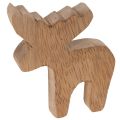 Elch-Dekofigur aus Holz