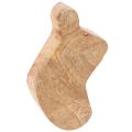 Socken aus Holz, rot mit