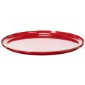 Floristik24 Deko-Tablett Metall 27 cm Rot